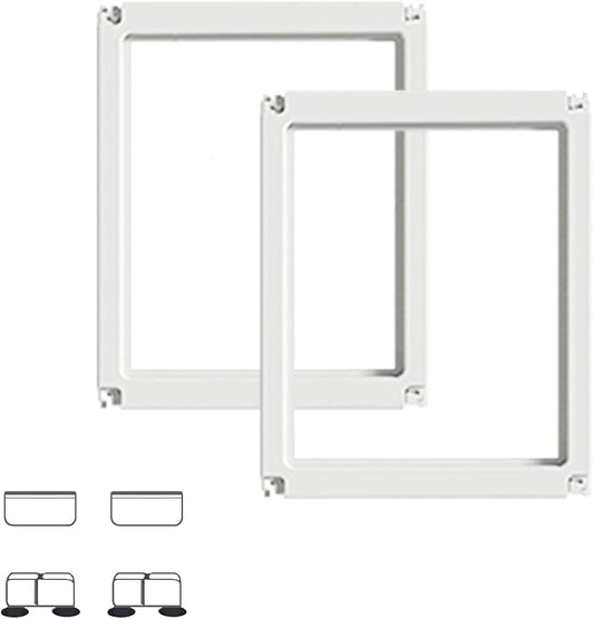Acrylic Dog Playpen Suitable for Expanding Clear Dog Playpen Includes 2 I-Type Connectors and 2 Suction Cup Bases（23.6", 2PCS-PurrikoPets