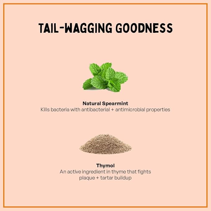 Fresh Breath Oral Strips for Dogs & Cats | Natural Spearmint & Thymol for Easy and Convenient, All-Natural Oral Care (30 Oral Dissolving Strips)-PurrikoPets