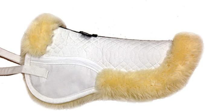 Engel Sheepskin Lined Half Saddle Pad - Small-PurrikoPets