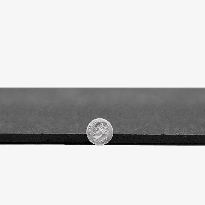 Flooring Inc's 1/4" Thick Tough Rubber Flooring Roll | Flexible Recycled Rubber Floor Mats for Home Gym | Heavy Duty Rubber Mat for Home Gyms, Sheds, Horse Stall Mat or Trailer-PurrikoPets