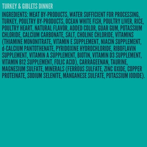 A Strong Heart Canned Wet Cat Food, Turkey & Giblets Dinner - 5.5 oz Cans (Pack of 24), Made in The USA with Real Turkey & Savory Giblets-PurrikoPets