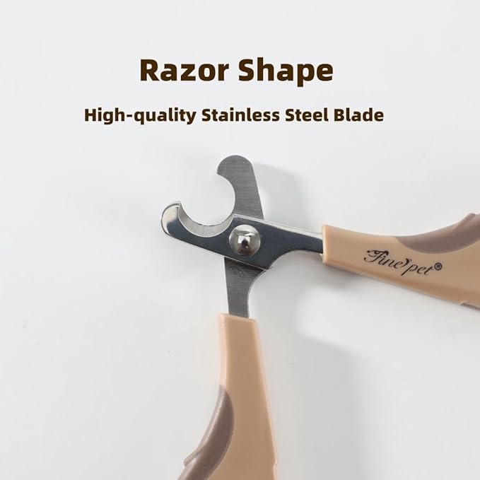 Dog Nail Clippers Pet Nail Trimmers for Small Dogs Easy and Safe Pet Grooming Clippers Cat Claw Trimmer S-PurrikoPets