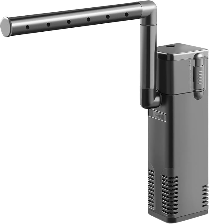 FEDOUR Submersible Aquarium Internal Filter, Filter with Water Pump for Fish Tank up to 35 Gallon (8W for 5-35 gallon-new)-PurrikoPets