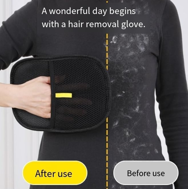 3pcs Glove for Pet Hair Removal, Efficient Grooming for Pet Hair, Cats & Dogs Grooming for Hair Removal-PurrikoPets