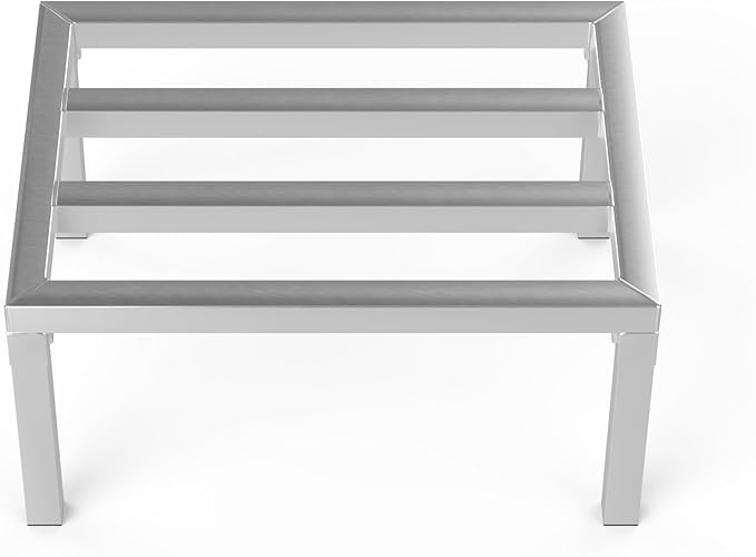 18 in X 24 in. Aquarium Stand | Industrial Style Aluminum Fish Tank Base with Open Frame Design-PurrikoPets