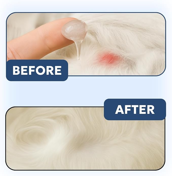 Forticept Clear Butter Dog Hot Spot Treatment Hydro Gel, Heals Dog Wound, Helps with Skin Yeast Infections, Ringworm, Insects Bites, Cuts, Rashes, Skin Allergy, 4 Ounces-PurrikoPets