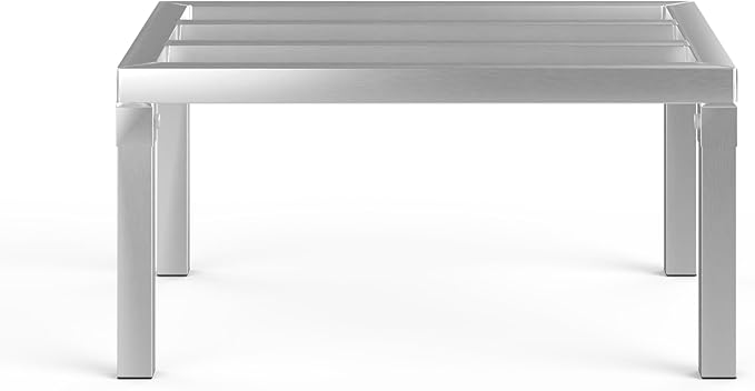 18 in X 24 in. Aquarium Stand | Industrial Style Aluminum Fish Tank Base with Open Frame Design-PurrikoPets