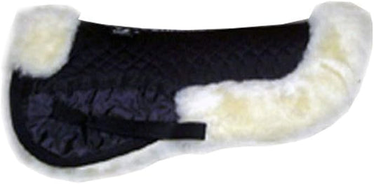 Engel Sheepskin Lined Half Saddle Pad - Small-PurrikoPets