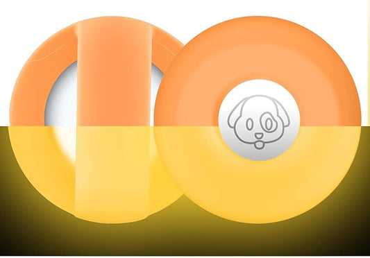 Airtag Holder for Dog Collar, Cibaabo Silicone Air Tag Case Cover Compatible with Apple Airtags for 0.8-1.2inch Cat Pet Collar Harness Loop-PurrikoPets