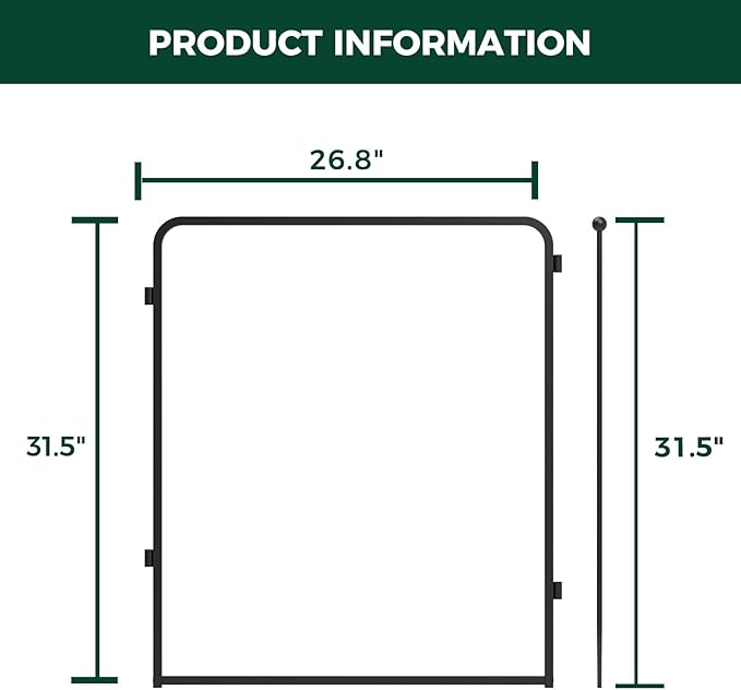 FXW Homeplus Unleashed Indoor Dog Playpen - Stress-Free and Safe Play, Heavy Duty 32 Inch 2 Acrylic Panels Dog Pen for Small and Medium Dogs, Black│Patented-PurrikoPets