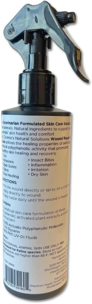 Dr. Connie's Natural Solutions Wound Repair & Care for Sporting Dogs | Veterinarian Formulated Skin Care Solution | Promotes & Enhances Skin Healing-PurrikoPets
