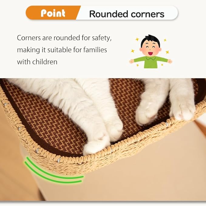 48'' Cat Tree for Large Cats, Modern Cat Tree Multi-Level Condo with Natural Wood, Cat Activity Centre for Medium and Big Pets-PurrikoPets