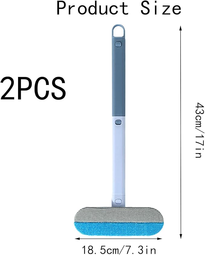 Dog Hair Remover for Couch Reusable Pet Hair Remover Brush 23in Long Handle for Furniture, Couch, Carpet, Clothes-PurrikoPets