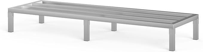 20 in X 60 in. Aquarium Stand | Industrial Style Aluminum Fish Tank Base with Open Frame Design-PurrikoPets