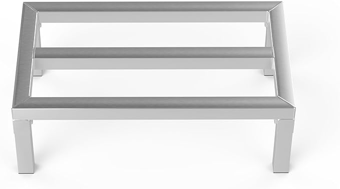 14 in X 24 in. Aquarium Stand | Industrial Style Aluminum Fish Tank Base with Open Frame Design-PurrikoPets