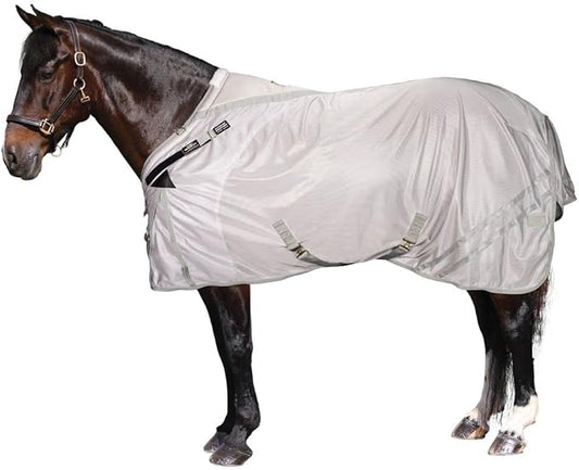 Dura-Tech RipGuard Adjusta-Fit Horse Fly Sheets | Self-Repairing Durability | Enhanced UV & Insect Protection | Ideal for All Horse Breeds-PurrikoPets