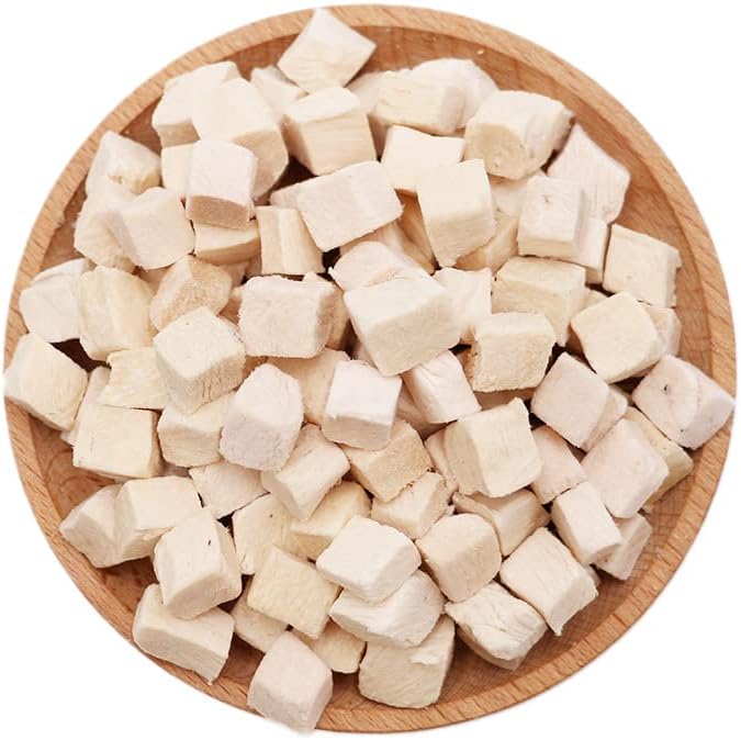 Freeze Dried Chicken Cat & Dog Treats –8OZ Chicken Meat - High Protein, Bite-Sized, Training Treats Snacks (Chicken)-PurrikoPets