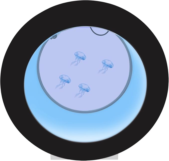 4.8Gal Jellyfish Aquarium Fish Aquarium with Water Circulation and Intelligent Filtration System, 16 Colors and 4 Light-Changing Effects Fish Tank Without Aquarium Water Chiller-PurrikoPets