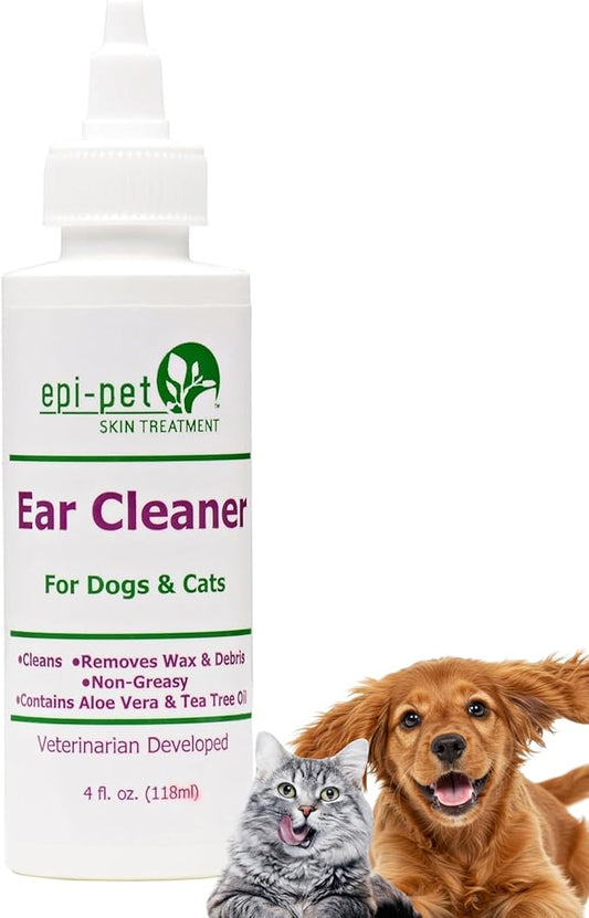 Ear Cleaner for Pets, 4-Ounce (90712)-PurrikoPets