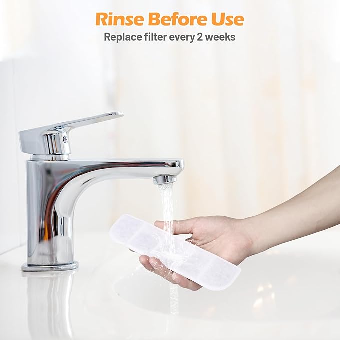 8 Pack Replacement Filters and 8 Pack Pump Sponges for SIBAYS 355oz/2.8Gal/10.5L Large Dog Water Fountain(FS70), Made of Coconut Shell Activated Carbon and PP Cotton, Food Grade Water Fountain Filters-PurrikoPets