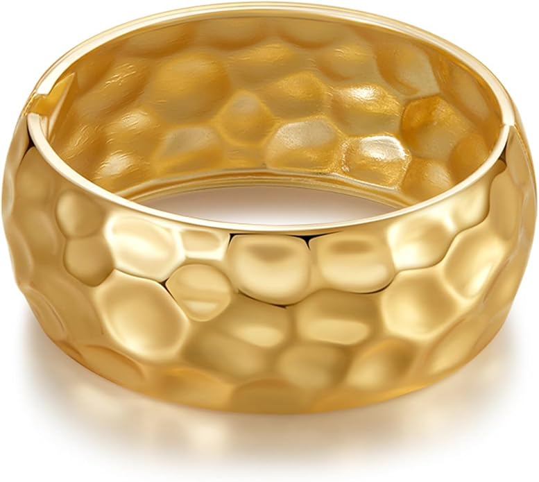 YMBYCM Chunky Bangle Bracelets for Women Trendy Wide Chunky Cuff Bracelets Wrap Bracelet