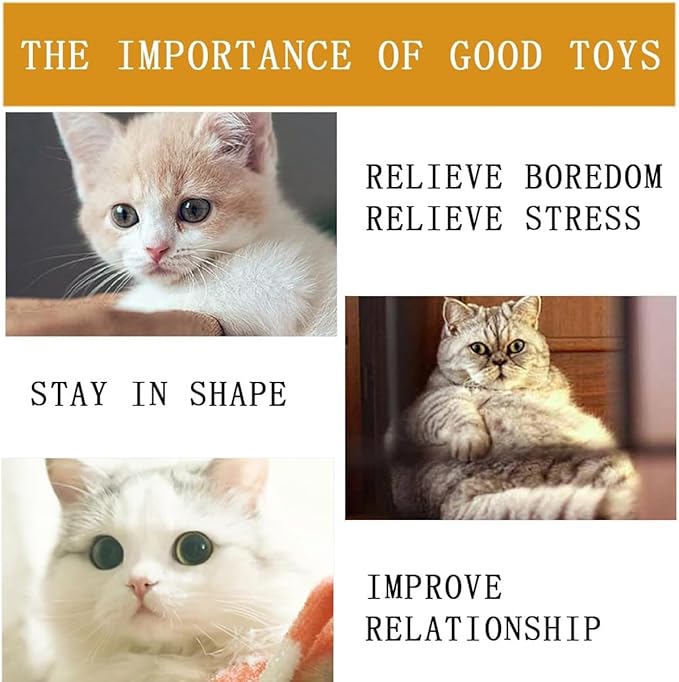 24 PCS Cat Worm Toy Zebra Print Feather Worm Teaser Refills Attachment Cute Cat Wand Replacement Interactive Wand Accessories for Fishing Pole Toy Teaser for Indoor Cats Kitten-PurrikoPets