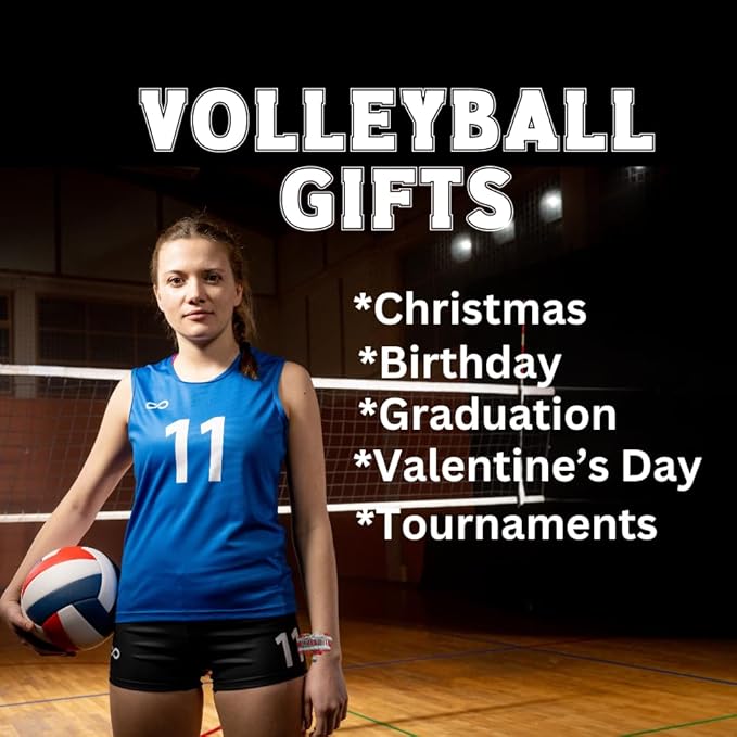 Volleyball Bracelets For Girls- Ideal Volleyball Gifts & Souvenirs. Adjustable Charm Bracelet with Moveable Letters, Infinity Symbol & Silver Volleyball Charm. Fashionable Bracelets by SportyBella.