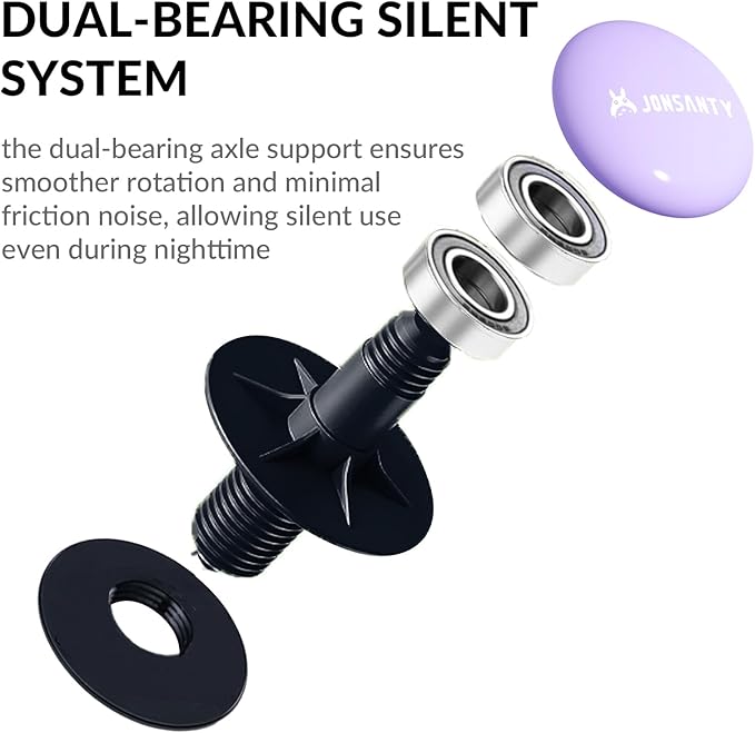 9.5" Silent Hamster Wheel, Non-Slip Track, Exercise, Release Stress, Relieve Anxiety, Adjustable Height Stand, for Syrian Dwarf Hamster, Gerbil, Mice, Other Small Medium Sized Pets, Blue-PurrikoPets