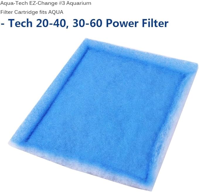 20PCS Fish Tank Filters, Aquarium Filter Cartridge Compatible with Rite-Size C & Fit for EZ-Change #3 20-40/30-60 Gallon Fish Tank Power Filter Replacement, #3 Fish Tank Filter-PurrikoPets