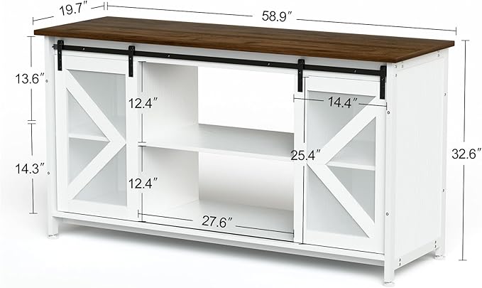 55-75 Gallon Aquarium Stand Heavy Duty Steel Frame, Fish Tank Cabinet with Accessories Storage for Reptile Terrarium & Turtle Tank - 1000lbs Capacity (White)-PurrikoPets