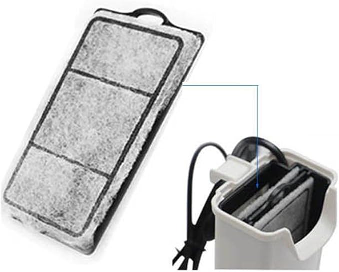 11 Pack Auqarium Filter Replacement Plates, Turtle Tank Filter Cartridges, Activated Carbon Suitable for Low-Water Filter-PurrikoPets