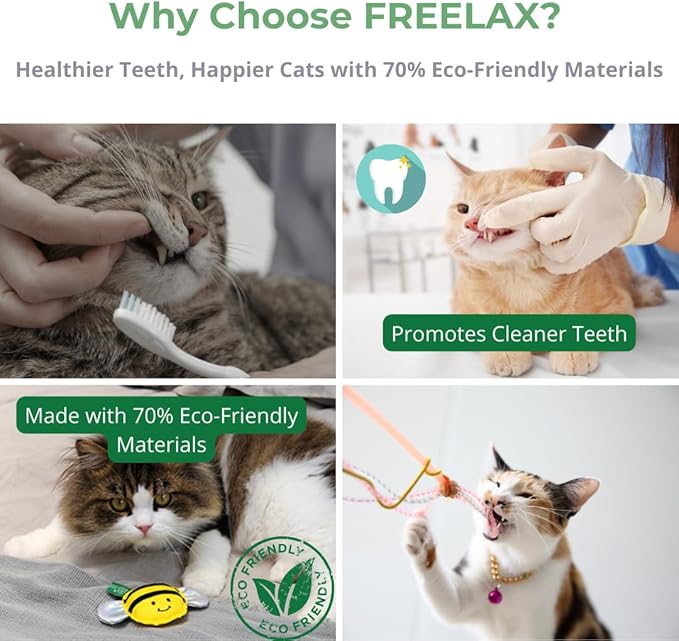 Eco-Friendly Cat Gift Box – 7-Piece Set with Organic Catnip Toys, Feather Wand, Blanket & Pop-Up Cat Cave for Indoor Cats and Kittens-PurrikoPets