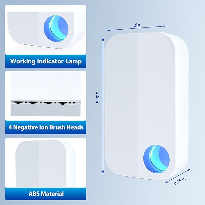 Air Ionizers Negative Ion Air Purifier for Home Portable Air Freshner for Office Living Room,kitchen,Bathroom,Pet Room, Quiet Operation Ionic Air Purifier for Bedroom(4)-PurrikoPets