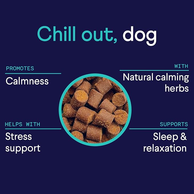 Finn Calming Aid for Dogs - Natural Calming Chews with Melatonin to Support Stress, Separation & Sleep - 90 Soft Chews-PurrikoPets