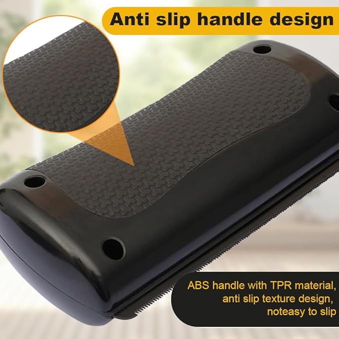 2Pc Deshedding Brush Rhykin Brush for Pets, Pet Hair Removal Tool,Suitable for Cats, Dogs, Rabbits, and Horses-PurrikoPets