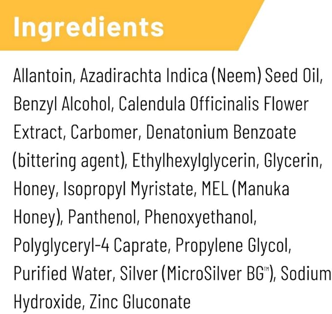 Absorbine Silver Honey Hot Spot & Wound Care Spray Gel 8oz Bottle, Manuka Honey & MicroSilver BG, Medicated for Dogs, Cats, Small Animals-PurrikoPets