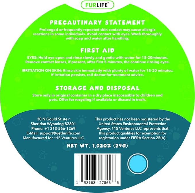 FurLife Flea and Tick Collar for Dogs – Waterproof Blue Dog Collar, Pet Supplies for Tick and Flea Prevention for Dogs, Safe for All Breeds-PurrikoPets