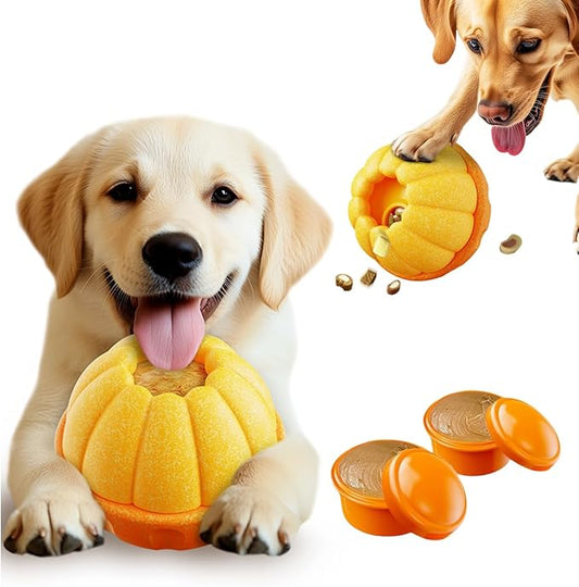 Dog Frozen Treat Toy to Keep Busy, Freezable Fillable Puzzle Treat Dispensing Toys, Dog Chew Toys for Aggressive Chewers, Interactive Enrichment Toys to Reduce Anxiety-PurrikoPets