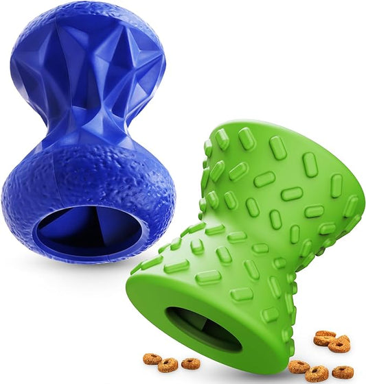 Dog Toys for Aggressive chewers, Indestructible Toy for Small Dogs Interactive Toy Dog chew Toys (Green + Blue)-PurrikoPets