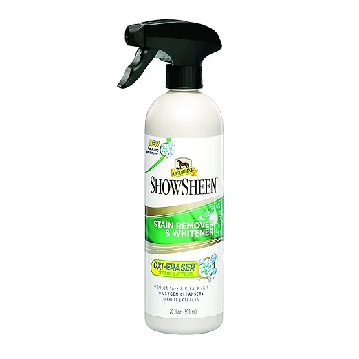 Absorbine ShowSheen Stain Remover & Horse Whitener, Oxi-Eraser Stain Lifters, 20oz-PurrikoPets