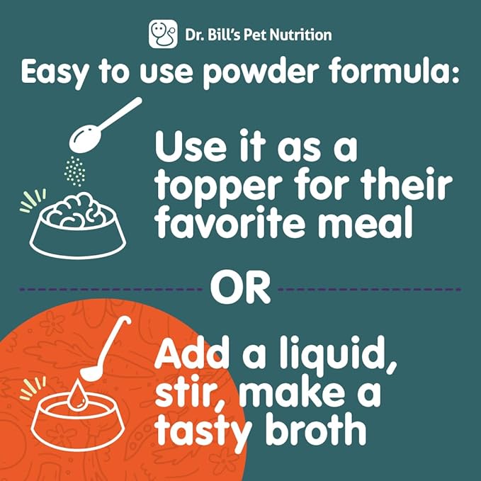 Dr. Bill’s Canine Complete Joint Care – Hip & Joint Supplement for Dogs for Mobility, Muscle Support & Inflammation Relief – Green Lipped Mussel, Chondroitin, Collagen, Omega-3 – Powder, 340g-PurrikoPets
