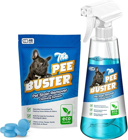 Generic Peebuster Pet Stain & Odor Remover - Cleaning Spray for Dog and Cat Urine, 1 Count (Pack of 1)-PurrikoPets