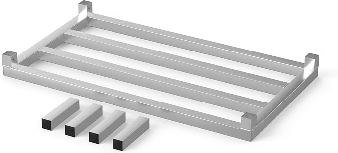 20 in X 36 in. Aquarium Stand | Industrial Style Aluminum Fish Tank Base with Open Frame Design-PurrikoPets