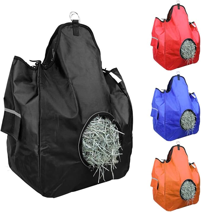 1200D Horse Hay Bag with Mesh Ventilation Flaps and 6 Month Warranty-PurrikoPets