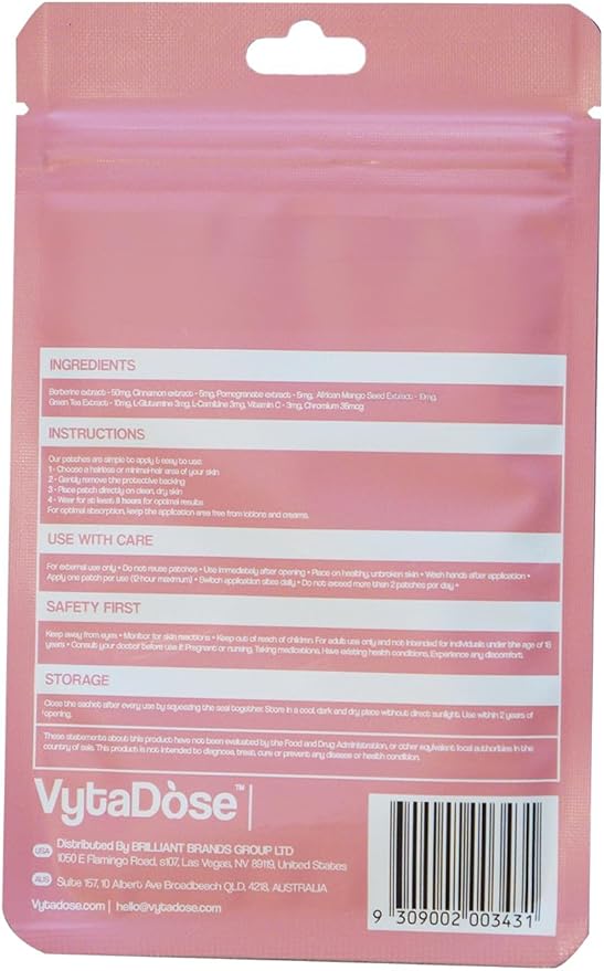GLP1 Patches | 5X Stronger Formula | 12 Hour Extended Hunger Support | Berberine, Pomegranate, Green Tea, L-Glutamine | New & Improved Kind of GLP-1 Patches | 3 Pack-PurrikoPets