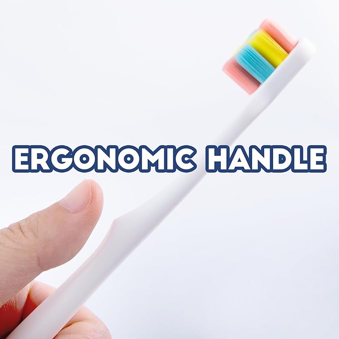 Dog Toothbrush Kit 2 Pack, Ultra Soft Pet Tooth Brush for Medium to Large Dogs, Animal Teeth Brushing Kit for Easy Dental Cleaning-PurrikoPets