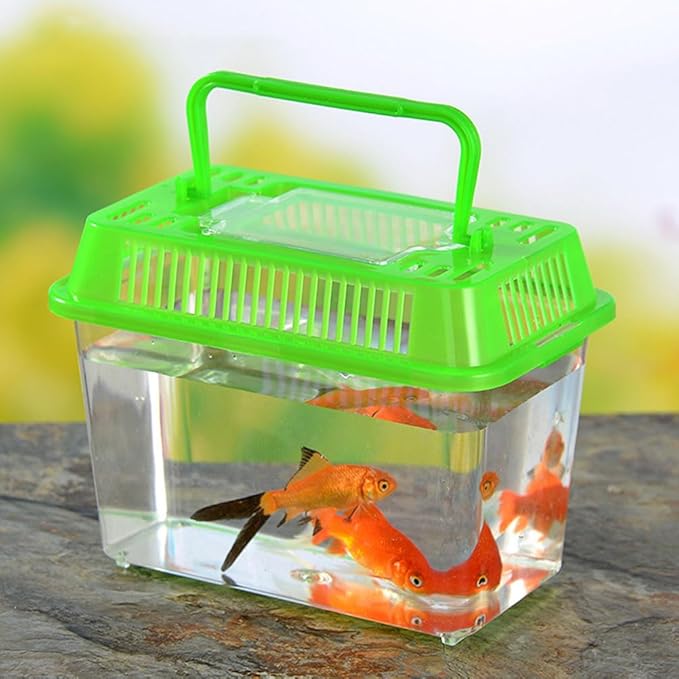 FRCOLOR 2pcs plastic turtle fish tank turtle aquarium acrylic reptile cage amphibians habitat clear reptile breed container gecko habitat glass container Turtle Tank household breeding box-PurrikoPets