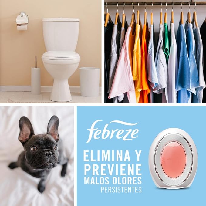 Febreze Small Spaces Air Freshener, Wild Berries, Odor Fighter for Strong Odors (1 Count)-PurrikoPets