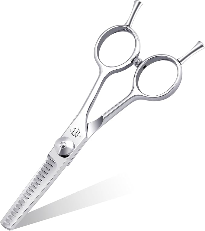 Dog Grooming Scissors: 4.75" Pet Thinning Shears Made Of Advanced Stainless Steel Alloy for Trimming Dogs Cats and Other Pets Face and Paws-PurrikoPets