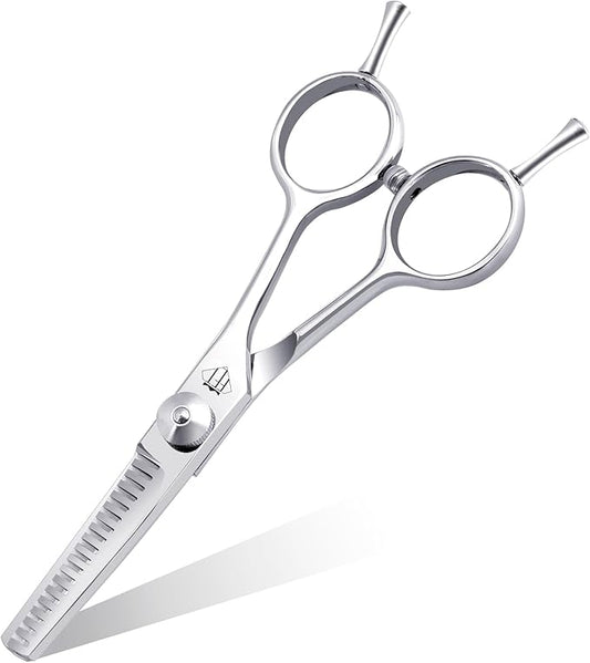 Dog Grooming Scissors: 4.75" Pet Thinning Shears Made Of Advanced Stainless Steel Alloy for Trimming Dogs Cats and Other Pets Face and Paws-PurrikoPets